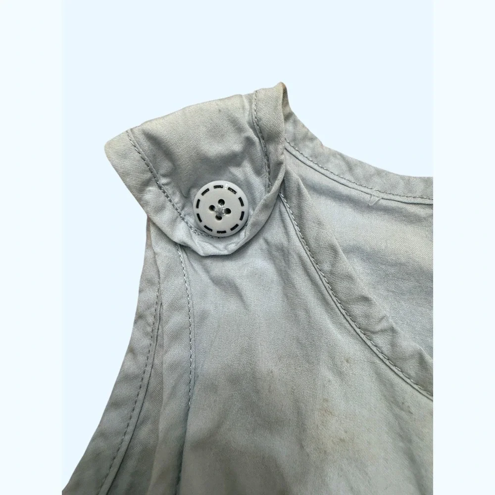 Gymboree‎ Girls Light Blue Nautical Stripe Cotton Sleeveless Dress 5T 240446121